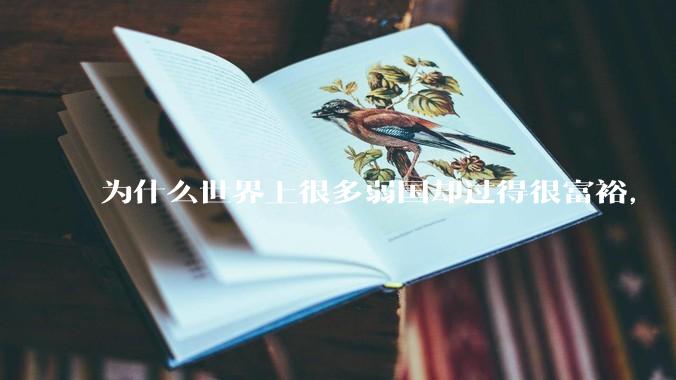 为什么世界上很多弱国却过得很富裕，“落后就要挨打”是不是一个伪命题？